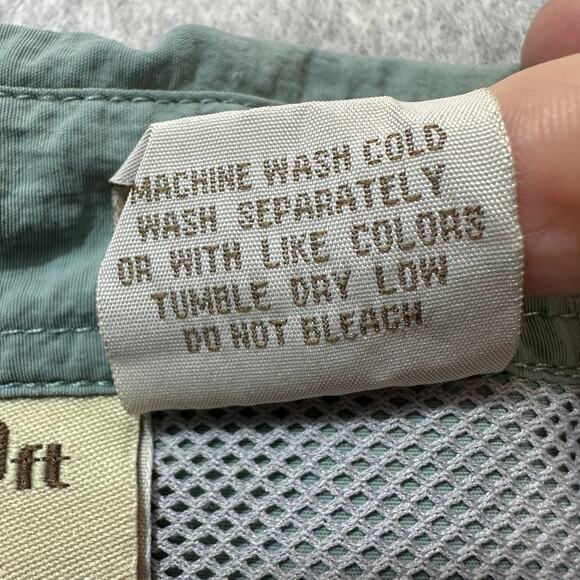 10,000 Ft Above Sea Level Shirt Mens L Button Up Long Sleeve Mint Green Fishing - Picture 5 of 10